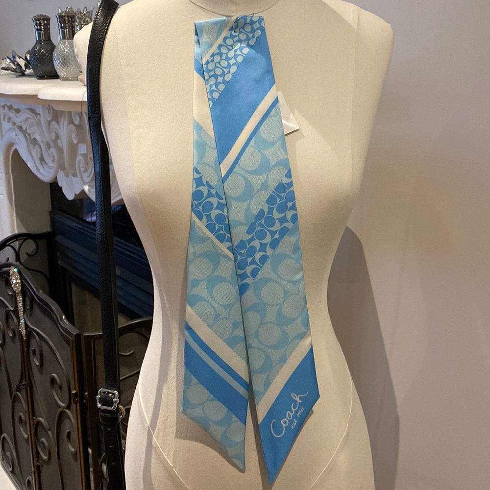 Coach scarf for purse or neck